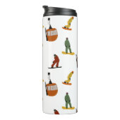 Bouteilles Isothermes Snowboard moderne (Tourné sur la droite)