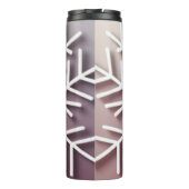 Bouteilles Isothermes Snowflake Ornament Icon – Winter Holiday Design  (Dos)