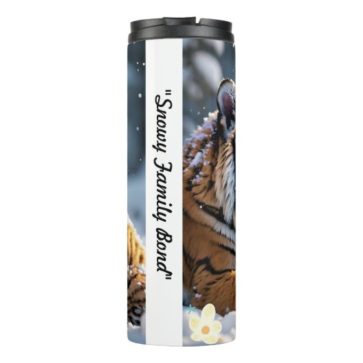 Bouteilles Isothermes "Snowflakes and Tiger Tracks" (Dos)