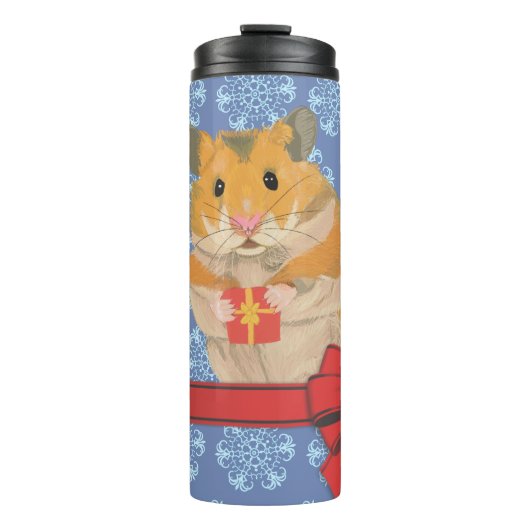 Bouteilles Isothermes Snowflakes Christmas Hamster (Devant)
