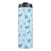 Bouteilles Isothermes Snowflakes, Reindeer & Elegant Holiday Design (Devant)