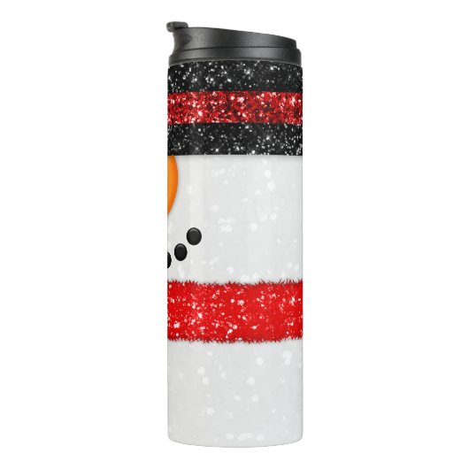Bouteilles Isothermes Snowman Parties scintillant Tumbler (Tourné sur la droite)