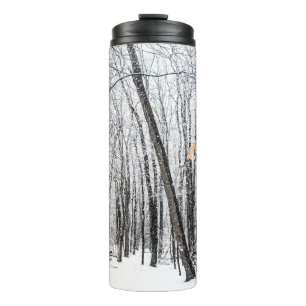 Bouteilles Isothermes Snowy Scene dans Woodland Michigan