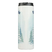 Bouteilles Isothermes Snowy Watercolor Serenity (Dos)