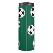 Bouteilles Isothermes Soccer Green Personalised Kids Back to School (Dos)