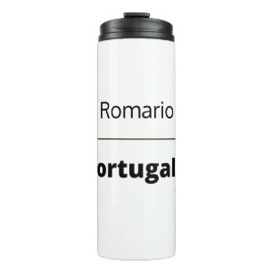 Bouteilles Isothermes Soccer Portugal, personnalisable