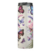 Bouteilles Isothermes Soeur : Bouquet floral, Beauté des papillons (Dos)