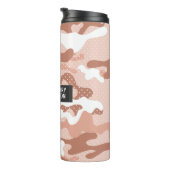 Bouteilles Isothermes Soft Peach Camouflage Pattern (Tourné sur la droite)