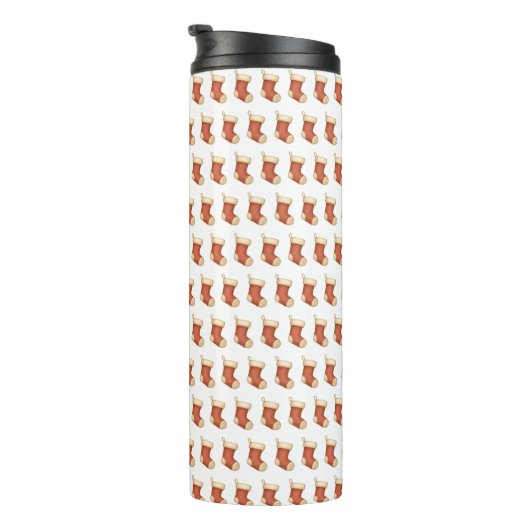 Bouteilles Isothermes Soft Stitches Christmas Stocking Travel Mug (Tourné sur la droite)