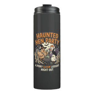 Bouteilles Isothermes Soirée de la Poule Hantée d'Halloween