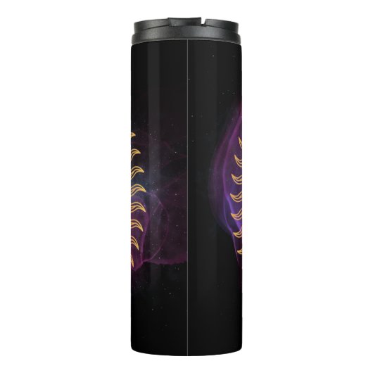 Bouteilles Isothermes Soleil céleste pourpre et lune (Dos)