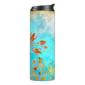 Bouteilles Isothermes Soleil de l'arbre d'oiseaux (Tourné sur la gauche)