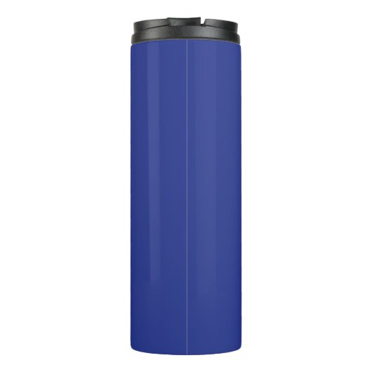Bouteilles Isothermes Solid Deep Blue Backdrop | Bold Minimalist Design (Dos)