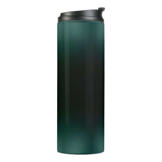 Bouteilles Isothermes Solid Gradient Pattern | Dark Emerald Ombre (Tourné sur la gauche)