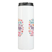 Bouteilles Isothermes Someone in Indiana Loves Me Boho Hippie Design (Dos)