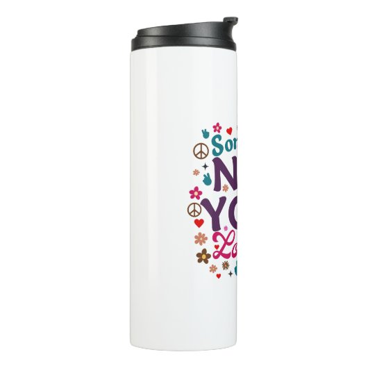 Bouteilles Isothermes Someone in New York Loves Me Retro Funny Design (Tourné sur la gauche)