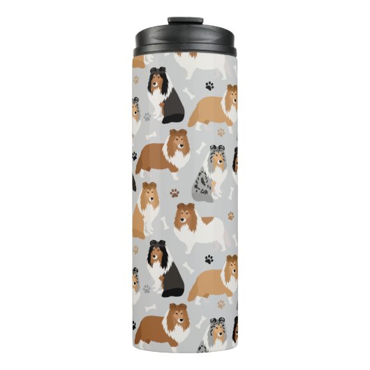 Bouteilles Isothermes Sonnette thermale Shelter Chien Bones and Paws (Devant)