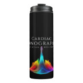 Bouteilles Isothermes Sonographe Cardiaque Colorée Ondes Ultrasoniques (Devant)