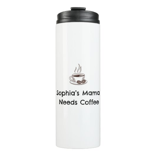 Bouteilles Isothermes Sophia’s Mom | Custom Name Parent Gift (Devant)