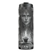 Bouteilles Isothermes Sorcière Customisée du parti gothique Mariage Bach (Devant)