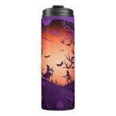 Bouteilles Isothermes Sorcière d'Halloween 3d (Devant)