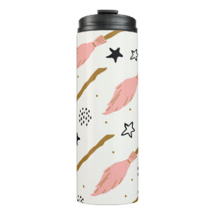 Bouteilles Isothermes Sorcière école Motif de doodle magique