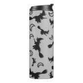 Bouteilles Isothermes Sorcière volante entre la moitié de la lune à Hall (Tourné sur la gauche)