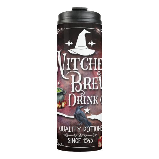 Bouteilles Isothermes Sorcières Brew Tumbler Halloween Idée cadeau (Devant)