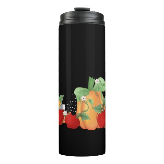 Bouteilles Isothermes Sortie de patchs citrouille (Devant)