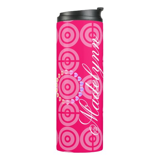 Bouteilles Isothermes Sote Neon Pink Bridesmaid Party Favoriser Custom (Tourné sur la gauche)