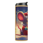 Bouteilles Isothermes Souris de Noël 3 (Tourné sur la gauche)