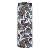 Bouteilles Isothermes Souris et mûres sur blanc (Dos)