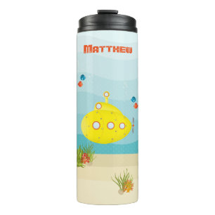 Bouteilles Isothermes Sous-marin jaune profond