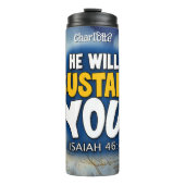 Bouteilles Isothermes Soutenez-Vous : Ésaïe 46:4 (Devant)