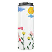 Bouteilles Isothermes Soyez Cool mignon abeille Nom Customisé (Dos)