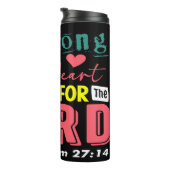 Bouteilles Isothermes Soyez Forts : Attendez Le Seigneur (Tourné sur la droite)