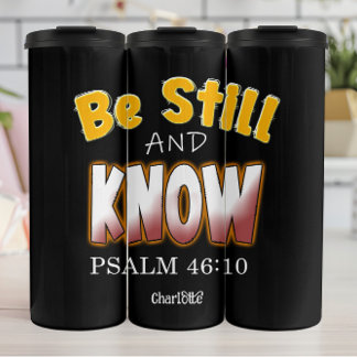 Bouteilles Isothermes Soyez Toujours Et Connaissez PSALM 46:10