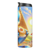 Bouteilles Isothermes Space cat with Donut (Tourné sur la droite)