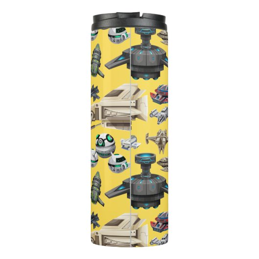 Bouteilles Isothermes Spaceshiles, Robots, Droids Thermal Tumbler (Dos)