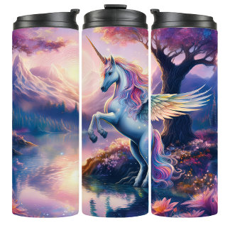 Bouteilles Isothermes Sparkle Magical Unicorn Fantasy Travel Tumbler