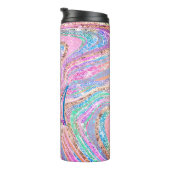 Bouteilles Isothermes Sparkle unicorne arc-en-ciel marbling art (Tourné sur la droite)