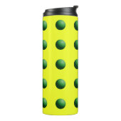 Bouteilles Isothermes Sphères vertes sur jaune (Tourné sur la gauche)