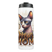 Bouteilles Isothermes Sphynx Chat Maman Fête des Mères Voyage Mug Tumble (Devant)