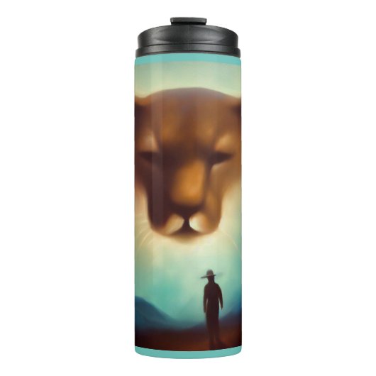 Bouteilles Isothermes Spirit Animal Mountain Lion 3 (Devant)