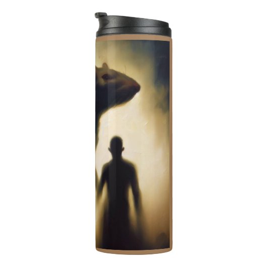 Bouteilles Isothermes Spirit Animal Rat 1 (Tourné sur la droite)