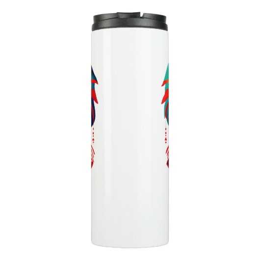 Bouteilles Isothermes Spiritual Elephant with Red Feathers (Dos)