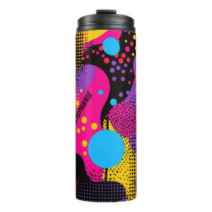 Bouteilles Isothermes Splash couleur Abstrait dans le style comique rétr