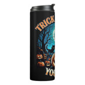 Bouteilles Isothermes Spooky Halloween Thermal Tumbler - Trick or Treat (Tourné sur la gauche)