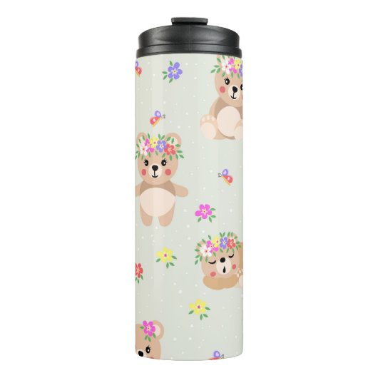 Bouteilles Isothermes Spring teddy bear (Devant)