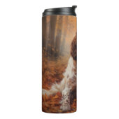 Bouteilles Isothermes Springer Spaniel à l'automne Feuilles automne Insp (Tourné sur la gauche)